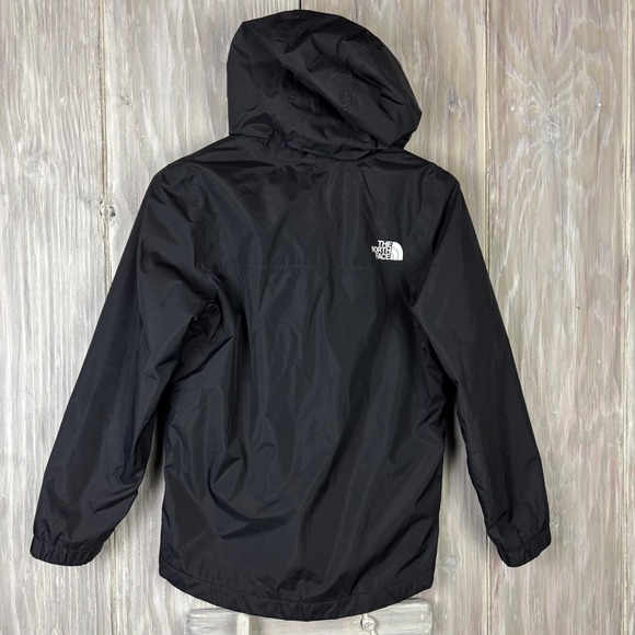 The North Face Boys DryVent Hooded Jacket Black Fleece Lined M Youth Gorpcore - Picture 4 of 16